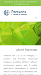 Mobile Screenshot of parexons.com