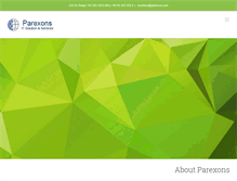 Tablet Screenshot of parexons.com